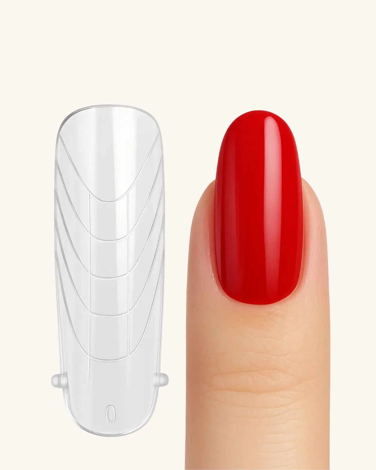 Glamnailsprofessional Dual Form Nail Tips | Round (120 pieces)