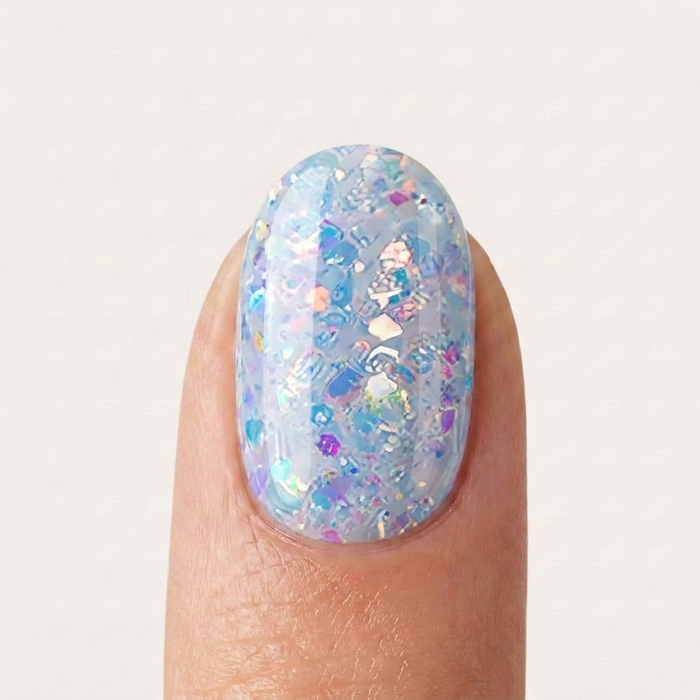 Polygel Seashell Mermaid Glamnailsprofessional 